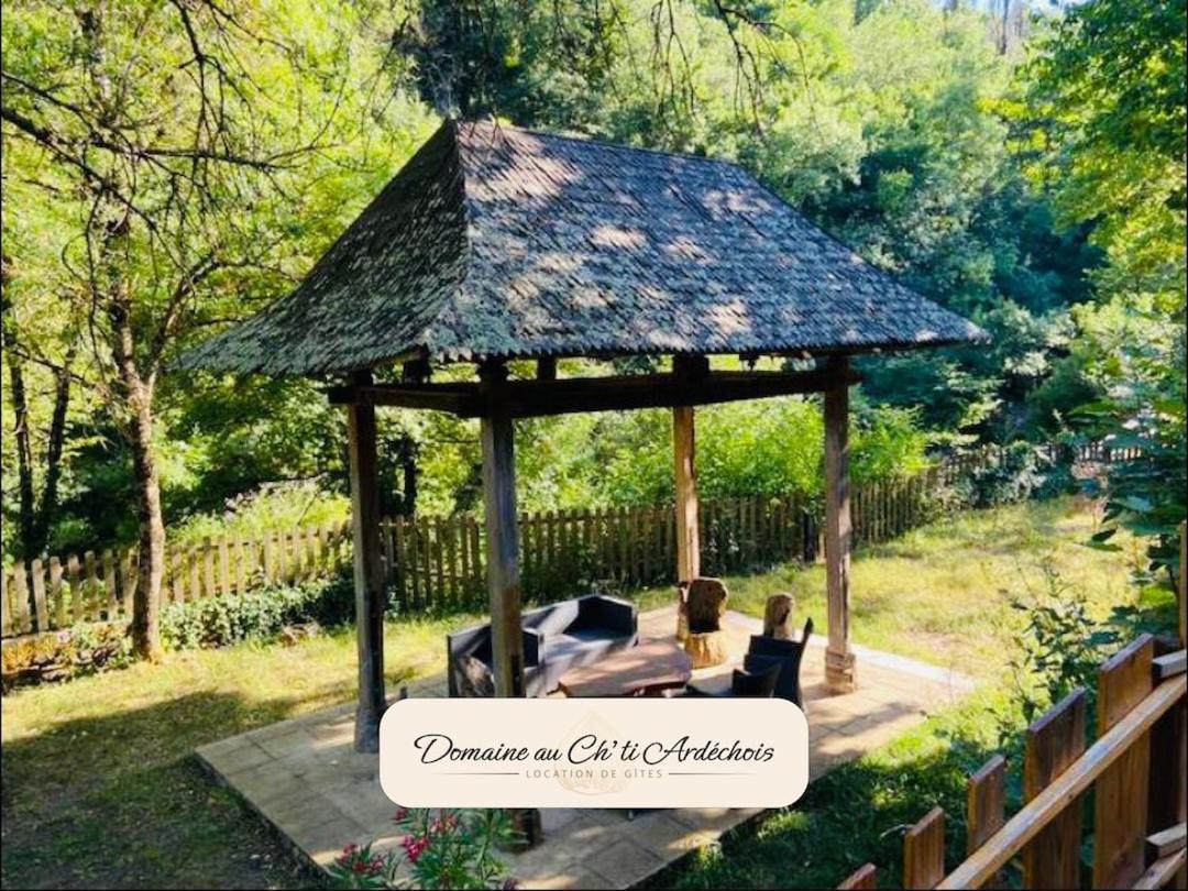 Gite De Groupe - Domaine Au Ch'Ti Ardechois Rochessauve Exteriér fotografie