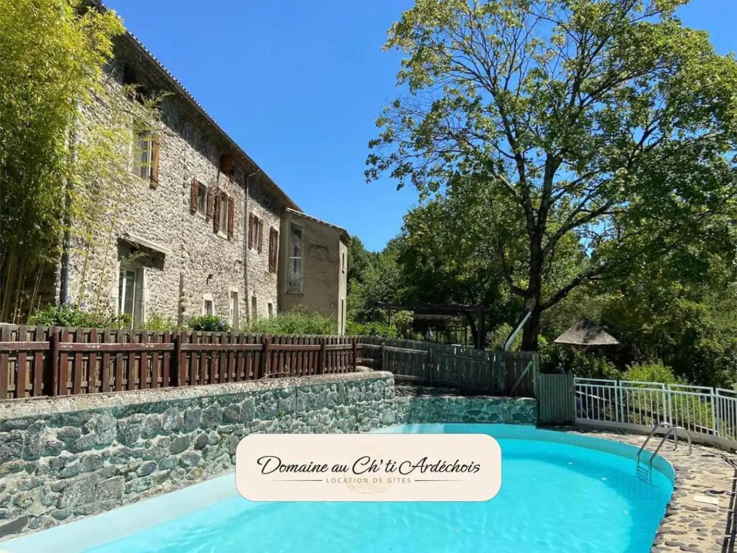 Gite De Groupe - Domaine Au Ch'Ti Ardechois Rochessauve Exteriér fotografie